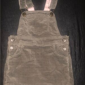 H&M Gray Corduroy Overalls